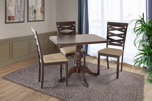 Стіл обідній Моно ( 900*680 ), тем. горіх