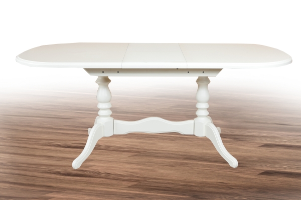 Стіл обідній Вавілон ( 150+40 )*90 білий