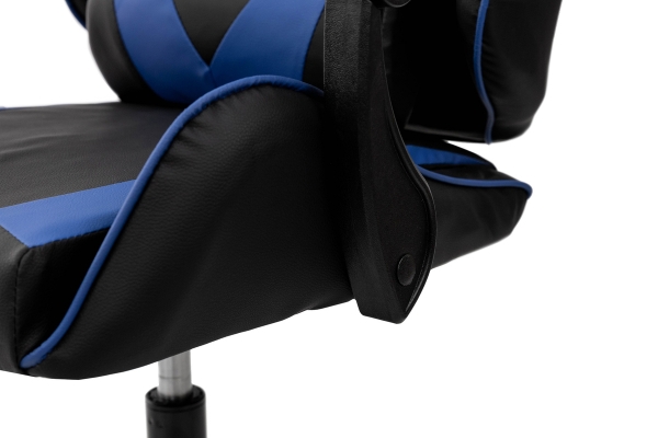 Крісло геймерське Слім, чорний/синій