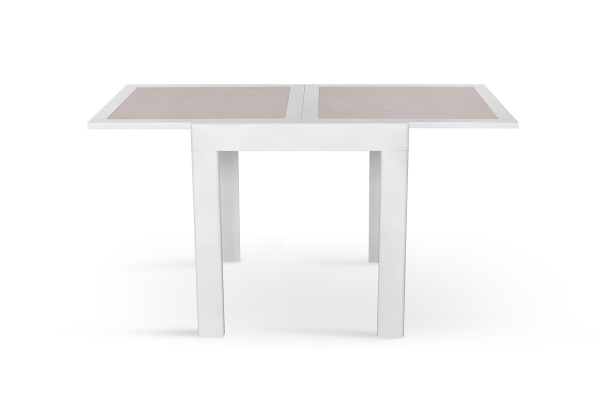 Стіл обідній Онікс (710 (1420))*790, білий