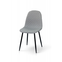 Стілець Марс, чорний/ тканина сіра