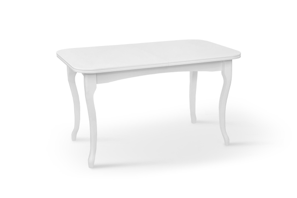 Стіл обідній Соренто (1300+400)*780, білий