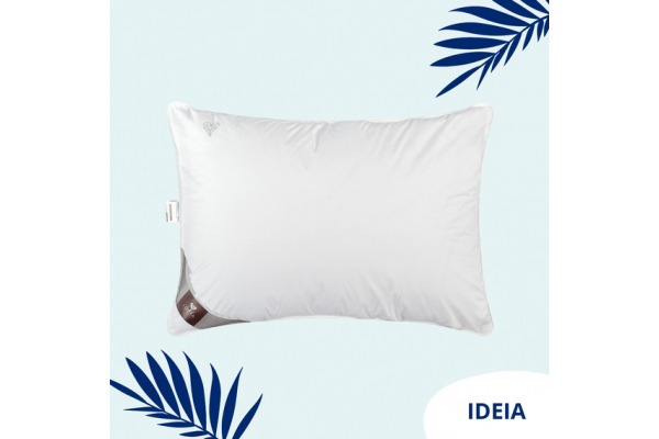 Подушка Super Soft Premium 50х70 см IDEIA два чехла с молнией, искусственный пух, лебединый пух, хлопок
