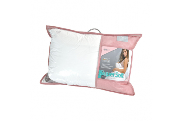 Подушка Super Soft Premium 50х70 см IDEIA два чехла с молнией, искусственный пух, лебединый пух, хлопок