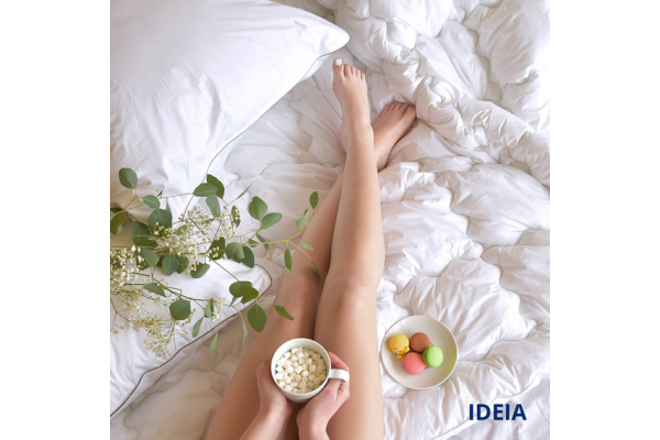 Одеяло зимнее Super Soft Premium 155х210 см IDEIA аналог лебединого пуха, хлопок, искусственный пух, антиаллергический, теплый