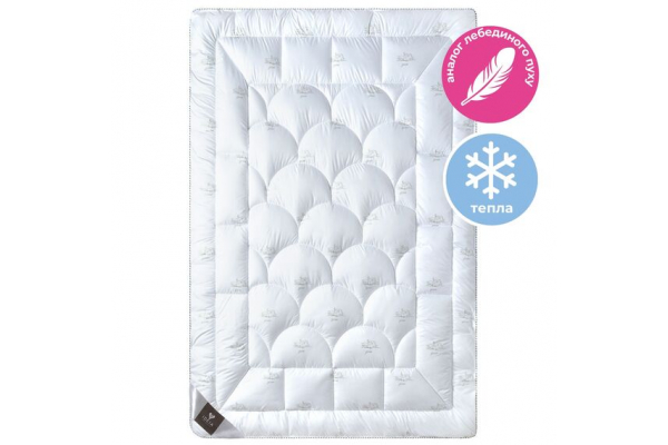 Одеяло зимнее Super Soft Classic 155х210 см IDEIA аналог лебединого пуха, искусственный пух, антиаллергическое, теплое