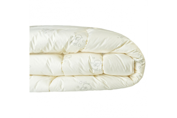 Одеяло Wool Classic шерстяное IDEIA зимнее 155х210 см, шерсть, теплое одеяло, натуральная, овечья шерсть