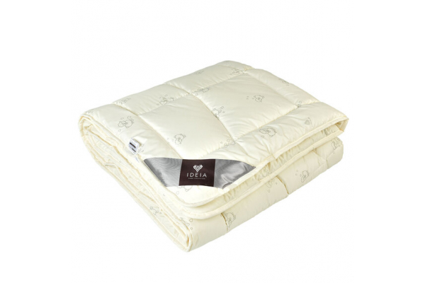 Одеяло Wool Classic шерстяное IDEIA зимнее 175х210 см, шерсть, теплое одеяло, натуральная, овечья шерсть