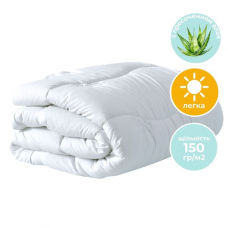 Одеяло летнее Aloe Vera IDEIA 140х210 см ткань с пропиткой алоэ, антиаллергическая