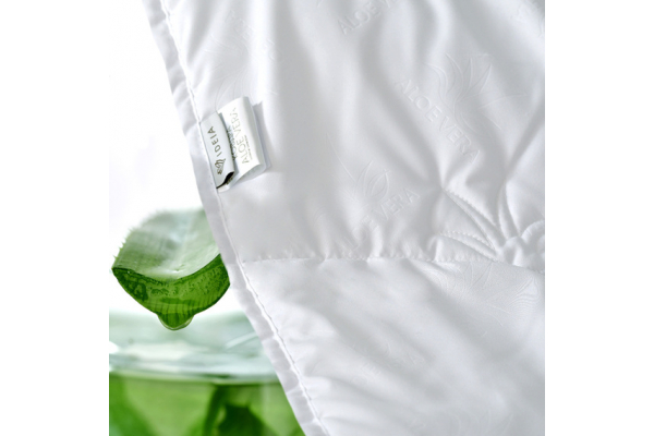Одеяло летнее Aloe Vera IDEIA 140х210 см ткань с пропиткой алоэ, антиаллергическая