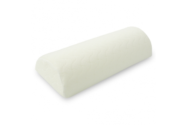 Подушка ортопедическая полувалик MEMORY FOAM IDEIA 10х49х20 см с эффектом памяти, мемори, с наволочкой на молнии
