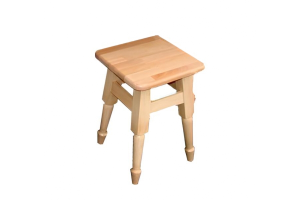 Табурет обеденный НОГА ТОЧЕНА, бук натур.