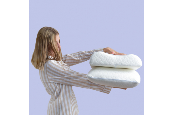Подушка ортопедическая MEMORY FOAM IDEIA 59х43х12 см с эффектом памяти, мемори, с наволочкой на молнии