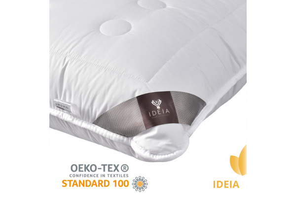 Подушка Air Dream Exclusive 50х70 см IDEIA два чехла с молнией, антиаллергическая белая