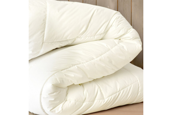 Одеяло Wool Premium шерстяное IDEIA зимнее 155х210 см, шерсть, натуральная, овечья шерсть, двухслойная, хлопок, супер теплое, натуральная щел.