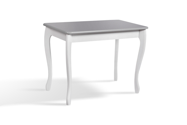 Стіл обідній СМАРТ 1000*600, БУК білий/сірий---