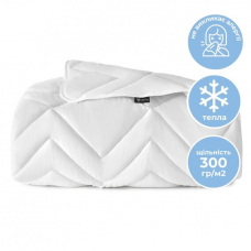 Одеяло зимнее NORDIC COMFORT 155х210 см IDEIA антиаллергическое теплое щело 300 г/м2 белое