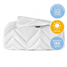 Одеяло летнее NORDIC COMFORT евро 200х220 IDEIA антиаллергенное легкое одеяло для лета белое