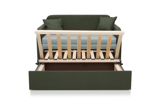 Диван Карлсон 0,8 (Мальмо 37/72) зелений/оливковий