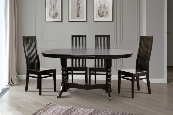 Стіл Говерла розкл (160+40)/90,венге матовий---