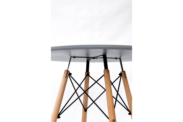 Стіл обідній ЕТНА MDF (D=100cm), сірий