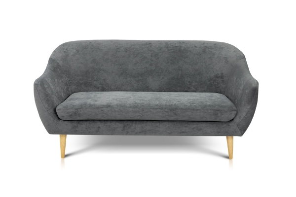 Диван Лагуна велюр темно-сірий