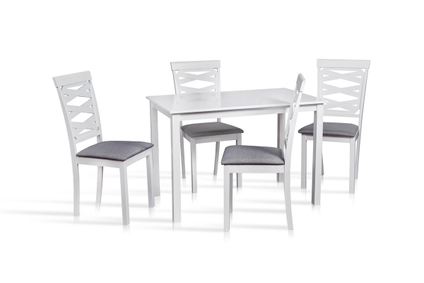 Комплект Бруклин (1+4) Белый WHITE