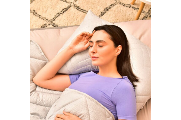 Подушка NORDIC COMFORT+ IDEIA 50х70 см с молнией, антиаллергенная серая
