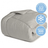 Одеяло зимнее NORDIC COMFORT 175х210 см IDEIA антиаллергическое теплое щелоч 300 г/м2 серое