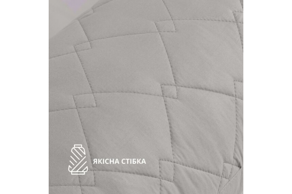 Подушка для сна и отдыха CUBE IDEIA 40x135 cм, подушка для тела, длинная подушка, антиаллергенная св.серый
