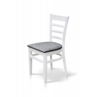 Стілець Оксфорд  (білий/Моррант 07 Лайт)