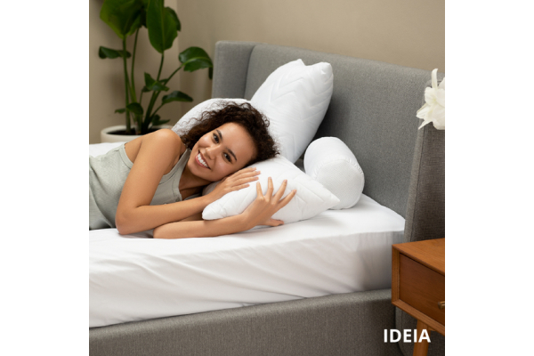Подушка NORDIC COMFORT IDEIA 40х60 см чехол с стежкой антиаллергенное волокно белая