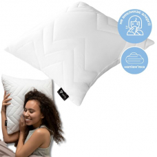 Подушка NORDIC COMFORT IDEIA 50х50 см чехол с стежкой антиаллергенное волокно белая