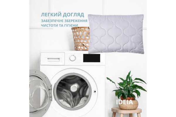 Набор подушек 2 шт Soft IDEIA 50х70 см двухсторонняя аналог лебединого пуха, аналог пуха, искусственный пух, премиум