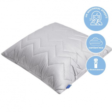Подушка NORDIC COMFORT+ IDEIA 70х70 см чехол с стежкой и молнией антиаллергенное серое волокно