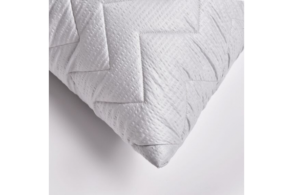 Подушка NORDIC COMFORT+ IDEIA 70х70 см чехол с стежкой и молнией антиаллергенное серое волокно