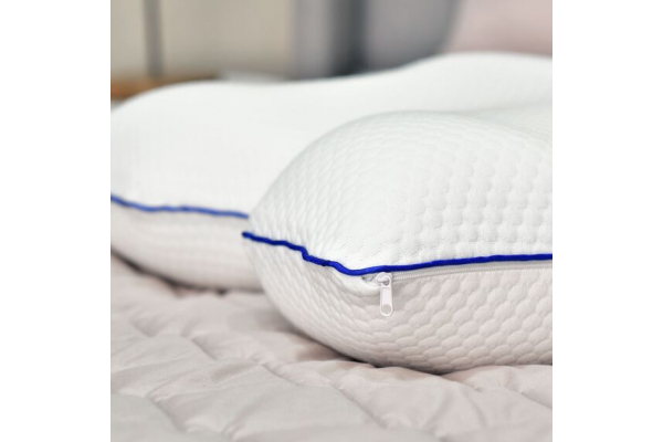 Подушка ортопедическая MEMORY FOAM IDEIA контурная 58х42х13 см с эффектом памяти, с наволочкой на молнии