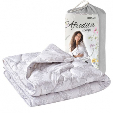 Одеяло летнее 200x220 Afrodita IDEIA, искусственный пух, легкий, облегченный, мягкий принт