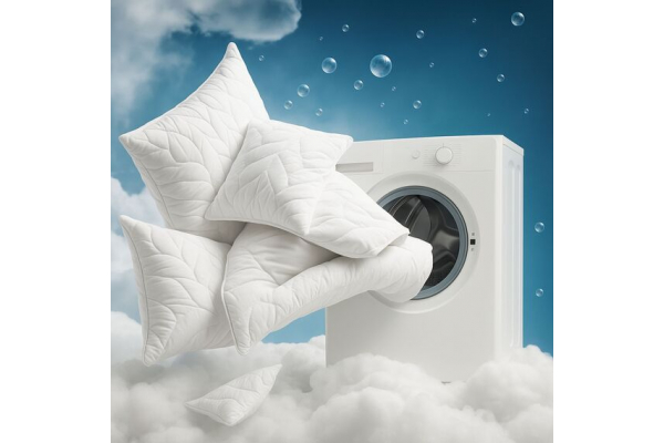 Набор подушек 2 шт 50х70 Breeze IDEIA стеганый чехол на молнии искусственный пух, антиаллергенная подушка белый