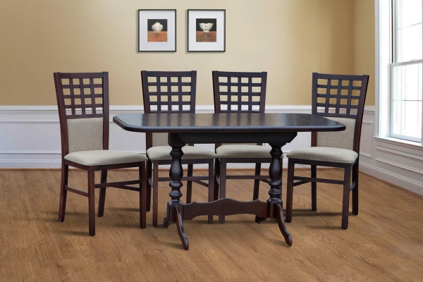 Стіл обідній Аврора ( 1020+330 )/680 тем.горіх