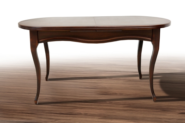 Стіл обідній Олівер (1500+500)*845, горіх темн.