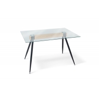 Стол Эшли XS-1263, (120*80), черная/термопечать