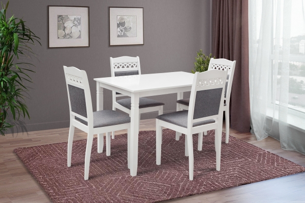 Комплект Бродвей (1+4) Белый WHITE