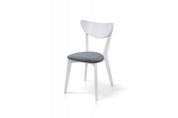 Стілець обідній Фокс Т, білий/дуб