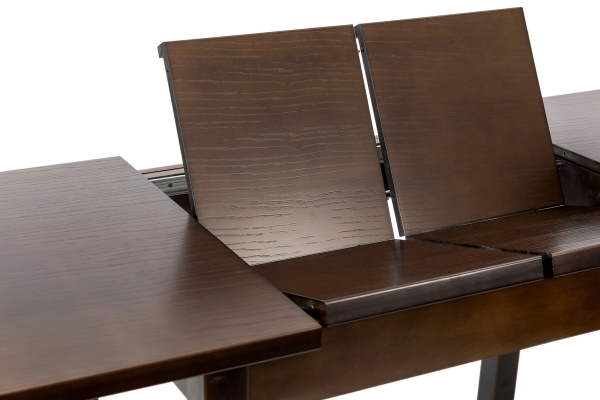 Стіл обідній Бронкс 120(+40+40)*80, темн.горіх