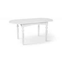 Стіл обідній Бруно (1290+340)*810 білий