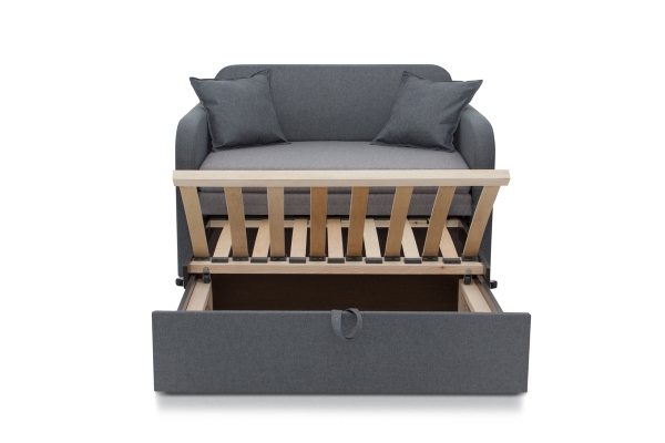 Диван Карлсон 0,8 (Мальмо 95/90) сірий/світл-сірий