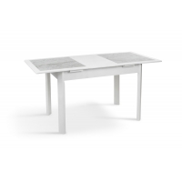 Стол обеденный Дели (1150+390)*740, белый