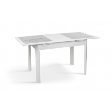 Стіл обідній Делі (1150+390)*740, білий