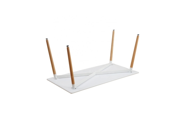 Стіл обідній ВЕЗУВІЙ MDF 100*70, білий